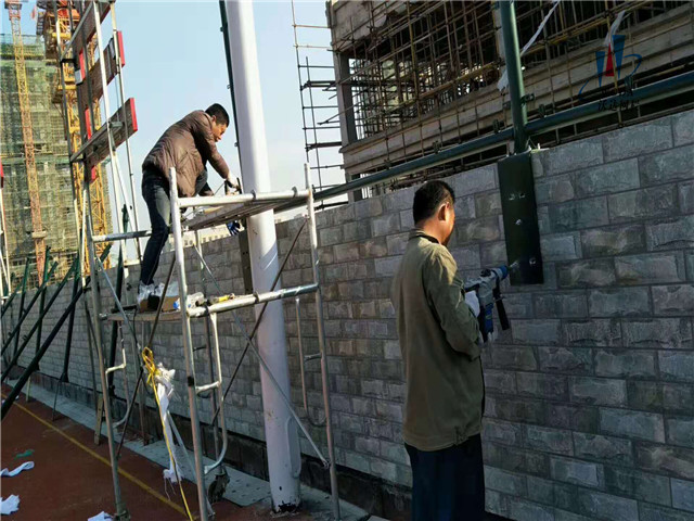 海門安徽皖西當代運動場圍網工程圖片4