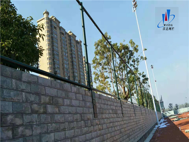 海門安徽皖西當代運動場圍網工程圖片3