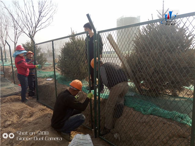 永康北京大興機場附近河道護欄網案例圖片6